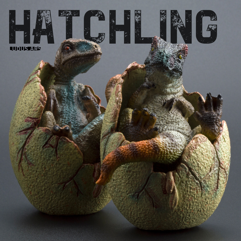 Art Craft Dinosaur - Ludus Ars Realistic Hatching Dinosaur Egg