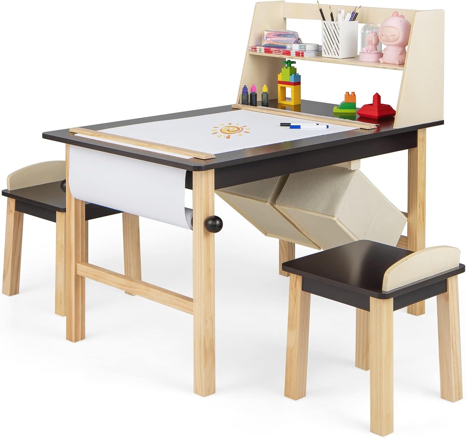 Art Craft Toddler - Kids Art Table and Chair Set,
