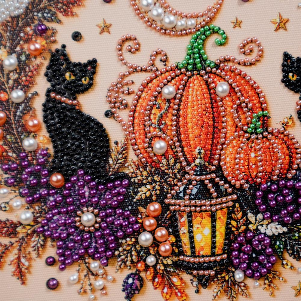 Art Craft Halloween - Halloween Ghost & Pumpkin 3D Pearl