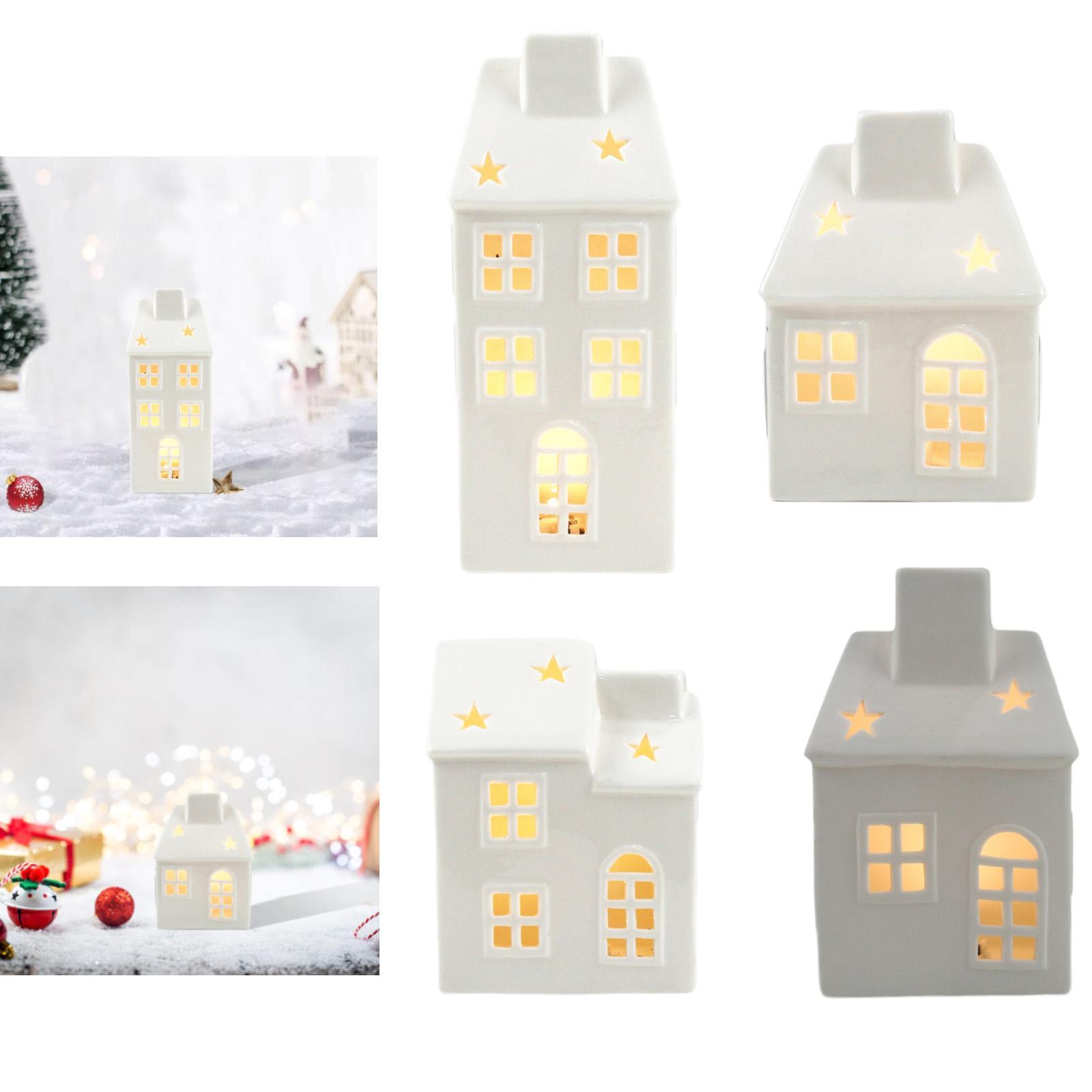 Art Craft Furniture - Ceramic Xmas House Bedroom Tabletop Indoor