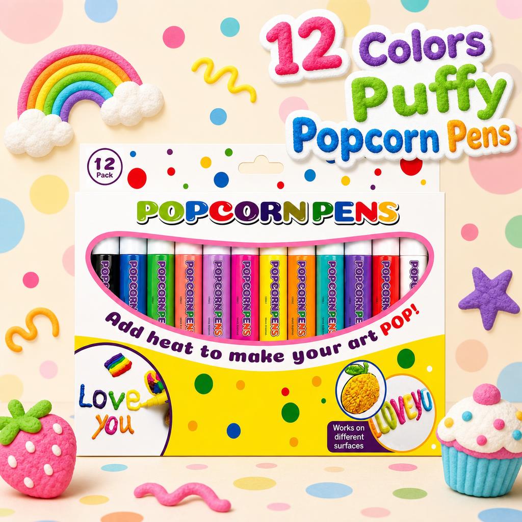 Art Craft Journals - 12 Color 3D Magic Heat Activated