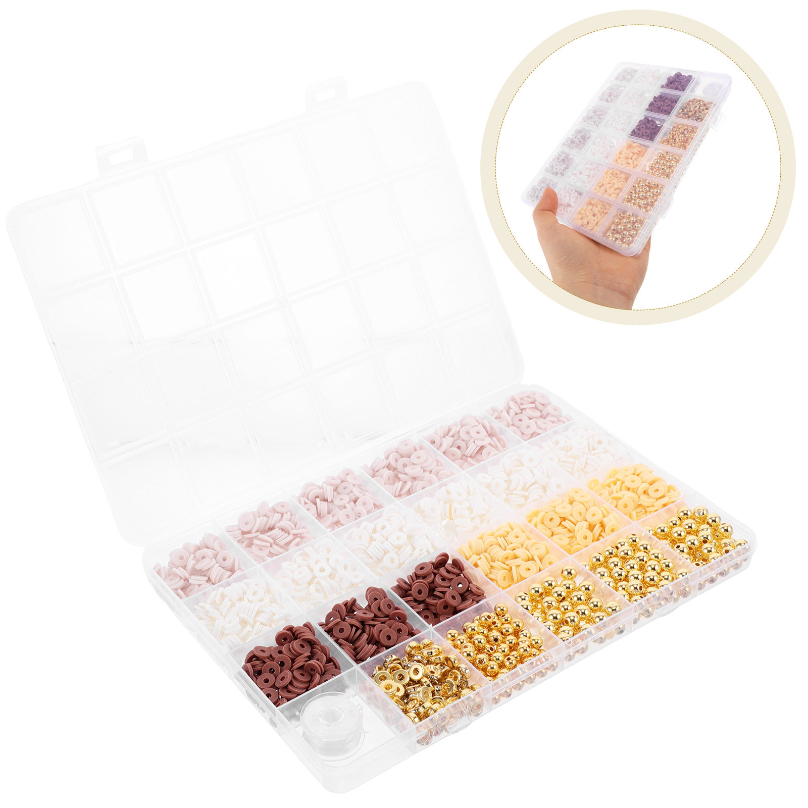 Polymer Clay Set - Polymer Clay Bead Bracelet Making Kit