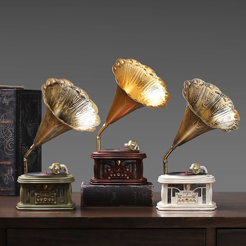 Tv Art And Craft - Antique Classical Retro Horn Gramophone Simulation