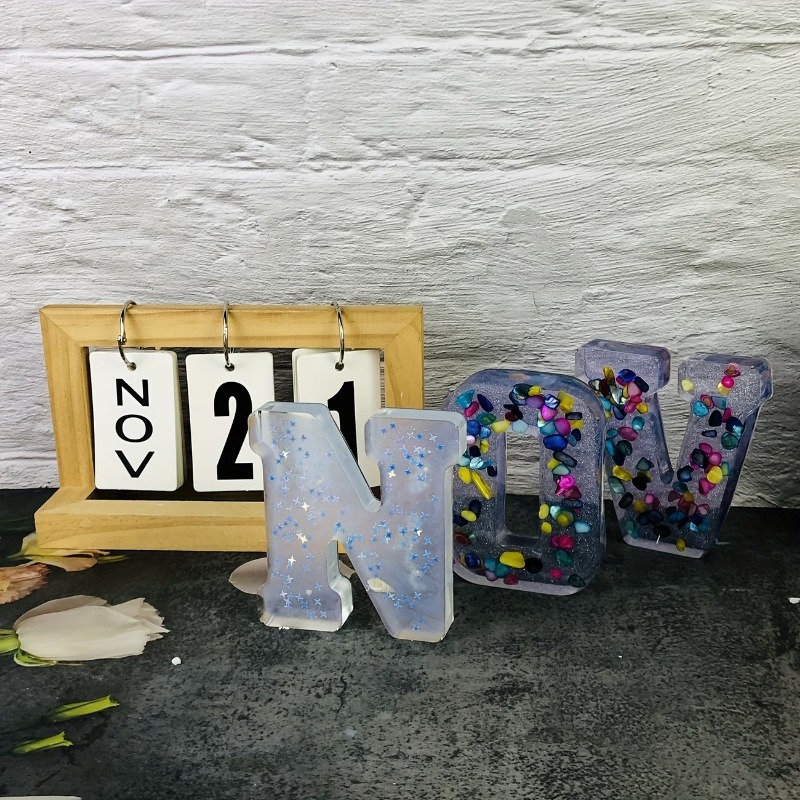Large Silicone Molds for Casti - Art Craft Letter A review and price