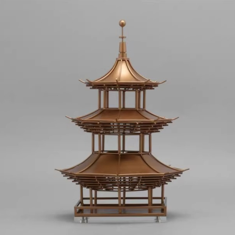 Modern Chinese Metal Ornament  - Art Craft Bar review and price