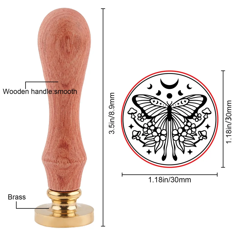1PC Butterfly Wax Seal Stamp K - Batik Wax Kit review and price