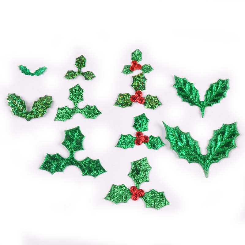 100Pcs 25-60mm Christmas Tree  - Art Craft With Leaves review and price