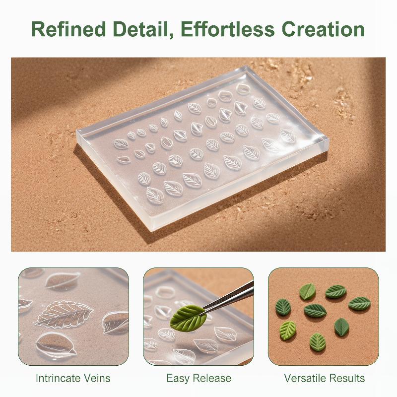 3D Mold Silicone Nail Art Deco - Art Craft With Leaves review and price