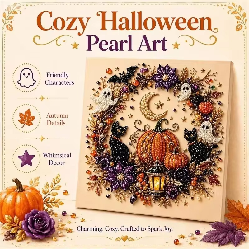 @Halloween Ghost Pearl Art Kit - Art Craft Halloween review and price