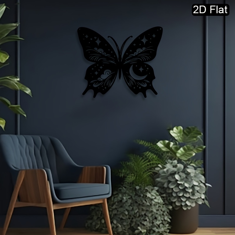 CIFBUY Metal Wall Art Moon But - Art Craft Night review and price