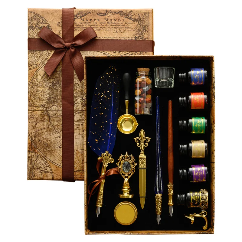 Antique Feather Dip Pen Kit Re - Batik Wax Kit review and price