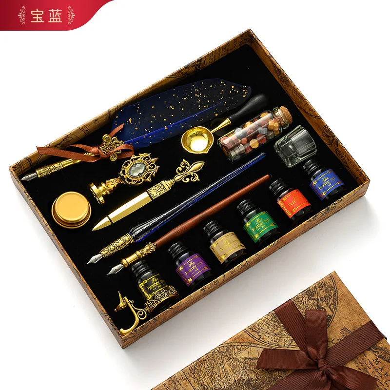 Antique Feather Dip Pen Kit Re - Batik Wax Kit review and price