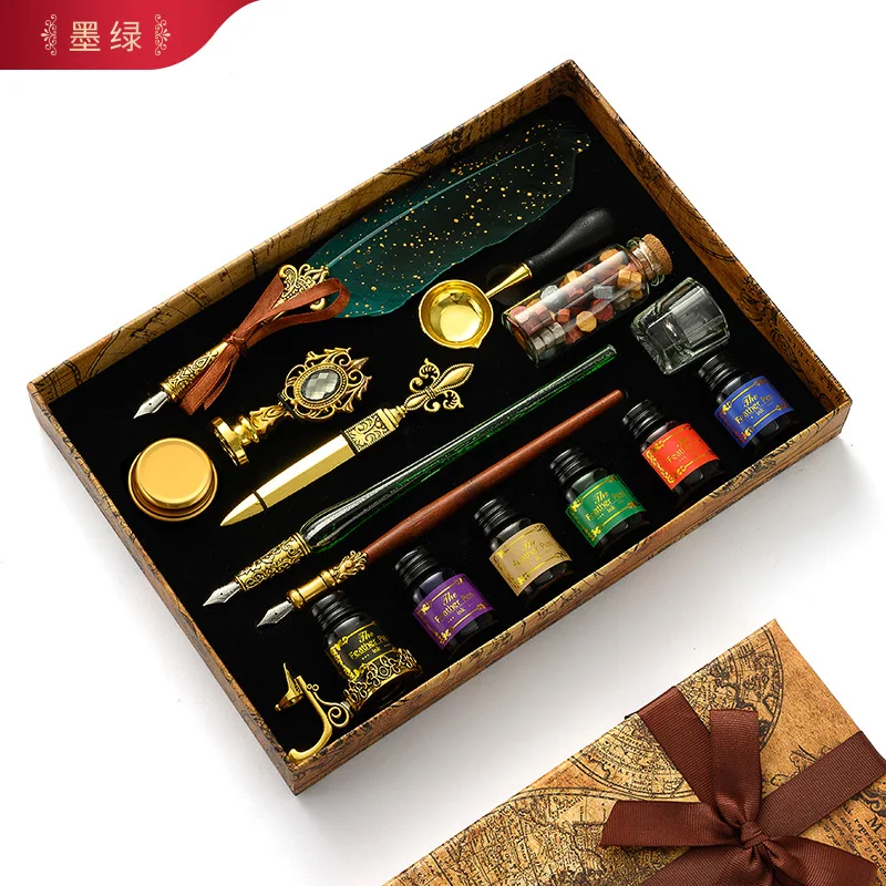 Antique Feather Dip Pen Kit Re - Batik Wax Kit review and price