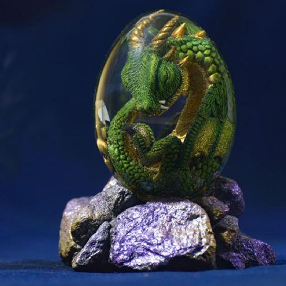 Lava Dragon Egg Statue With St - Art Craft Dinosaur review and price