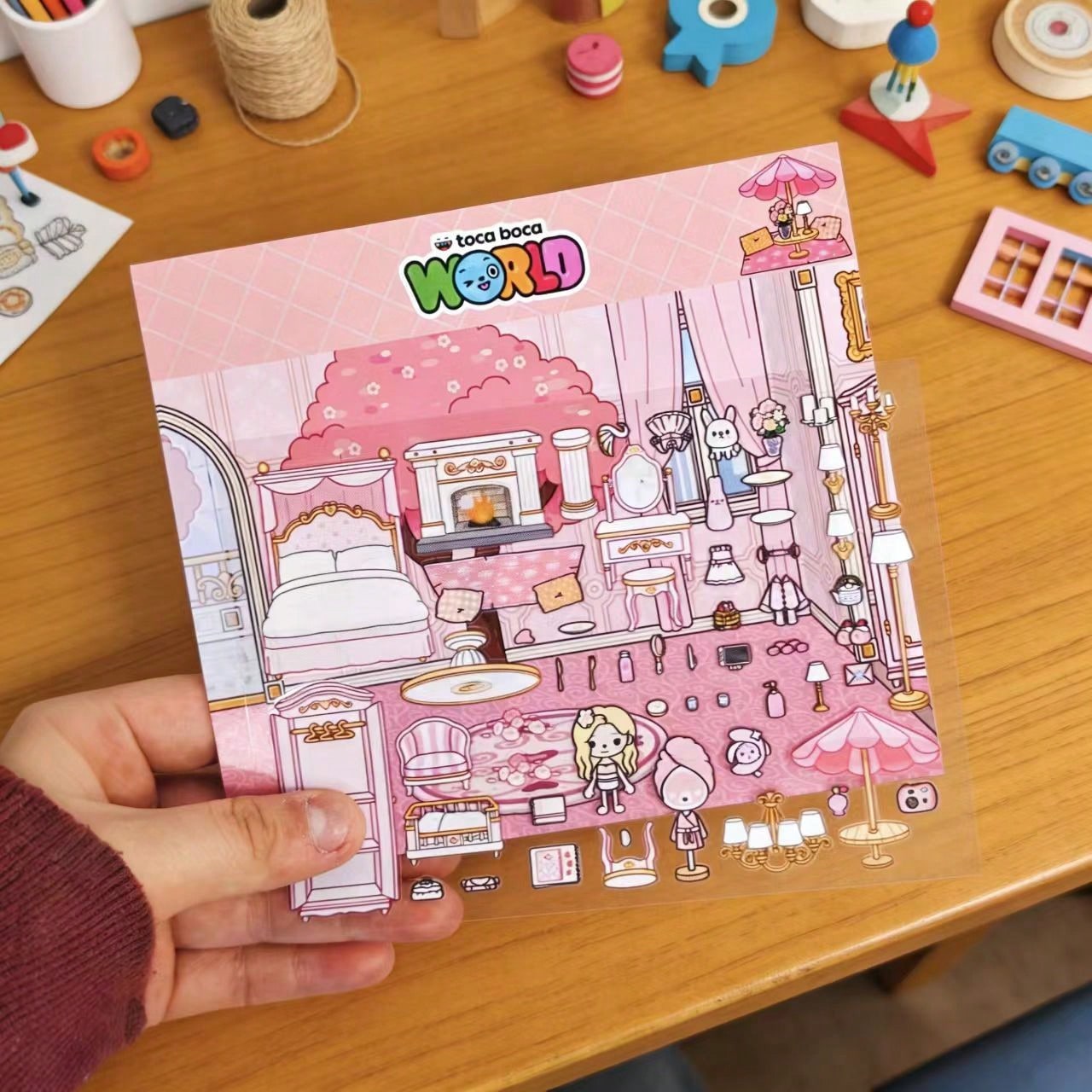 Pink Sakura Tree Hotel Room DI - Art Craft Journals review and price