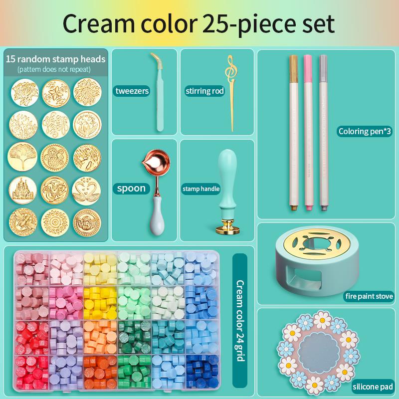 Wax Seal Stamp Set Lacquered S - Batik Wax Kit review and price