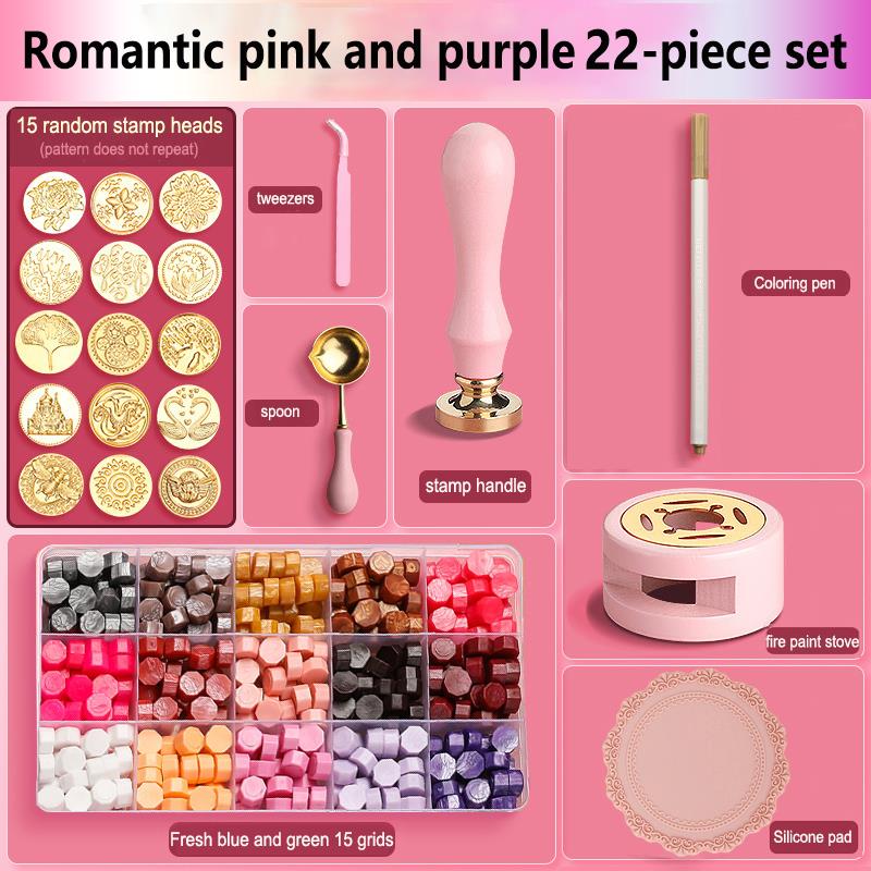 Wax Seal Stamp Set Lacquered S - Batik Wax Kit review and price