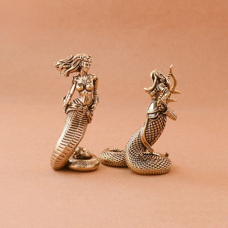 1pcs  Brass Medusa Ornaments A - Tv Art And Craft review and price