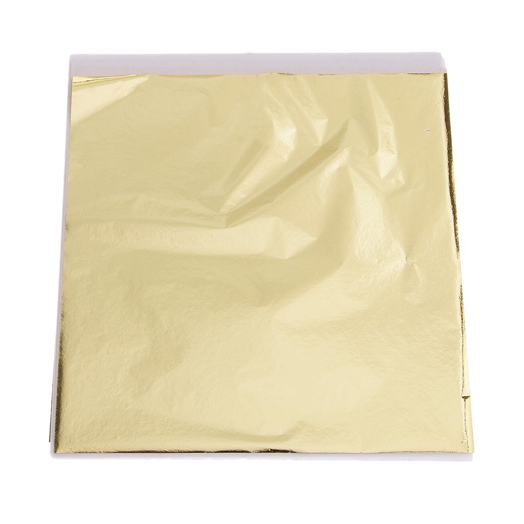 100x 14cm Gold Leaf Sheets Gil - Art Craft With Leaves review and price