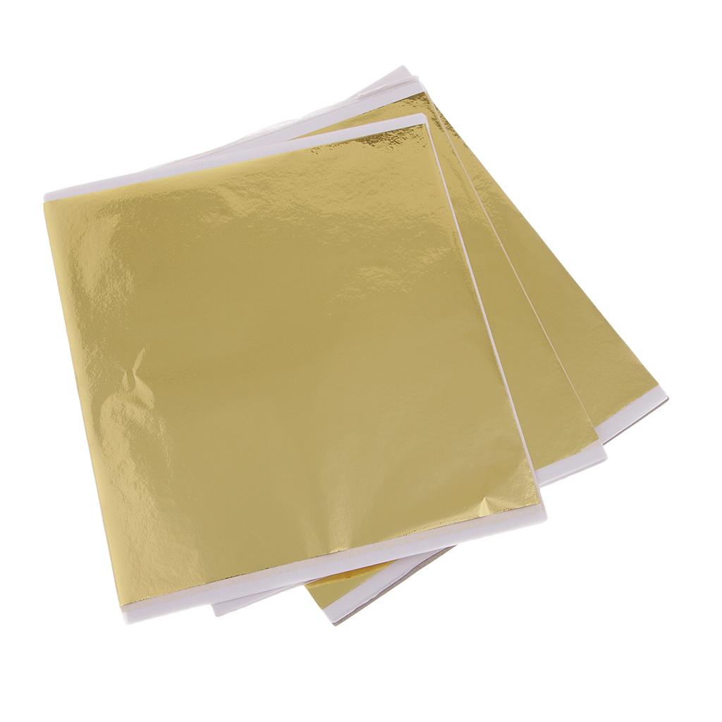 100x 14cm Gold Leaf Sheets Gil - Art Craft With Leaves review and price