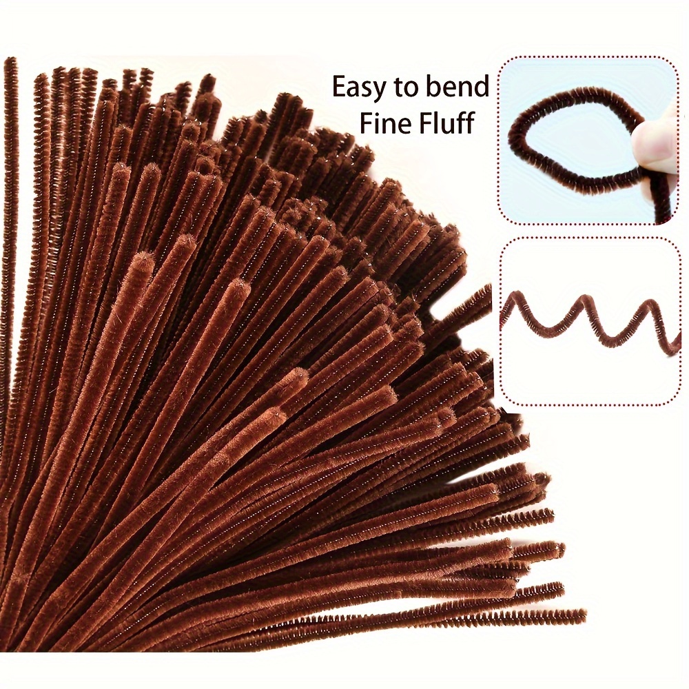 100 Pcs Coffee Pipe Cleaners,P - Art Craft Things review and price