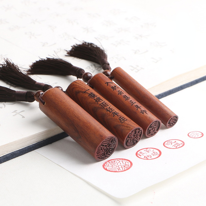 Sandalwood Name Seals Round St - Chinese Art Craft review and price