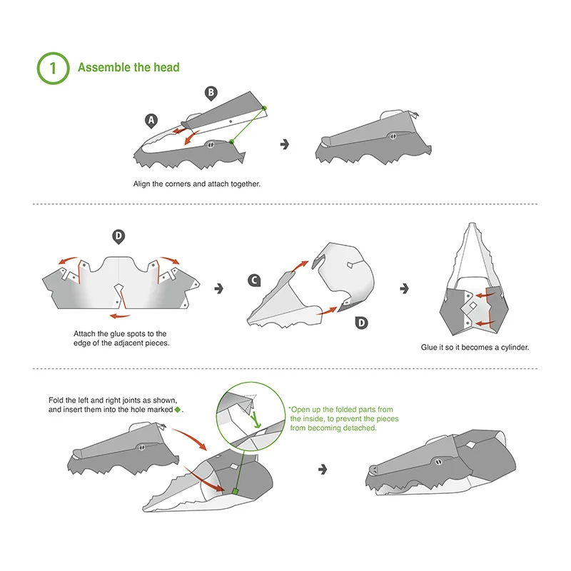 Crocodile Folding Origami Art  - Art And Craft Nature review and price