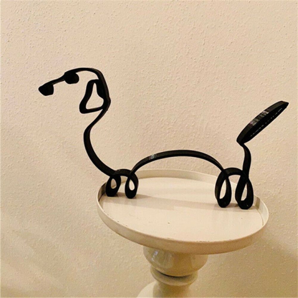 Wrought Iron Dog Statue Abstra - Art Craft Furniture review and price