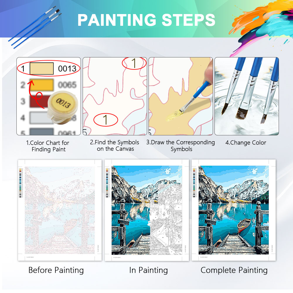 HUACAN Adult Paint By Numbers  - Art Craft Night review and price