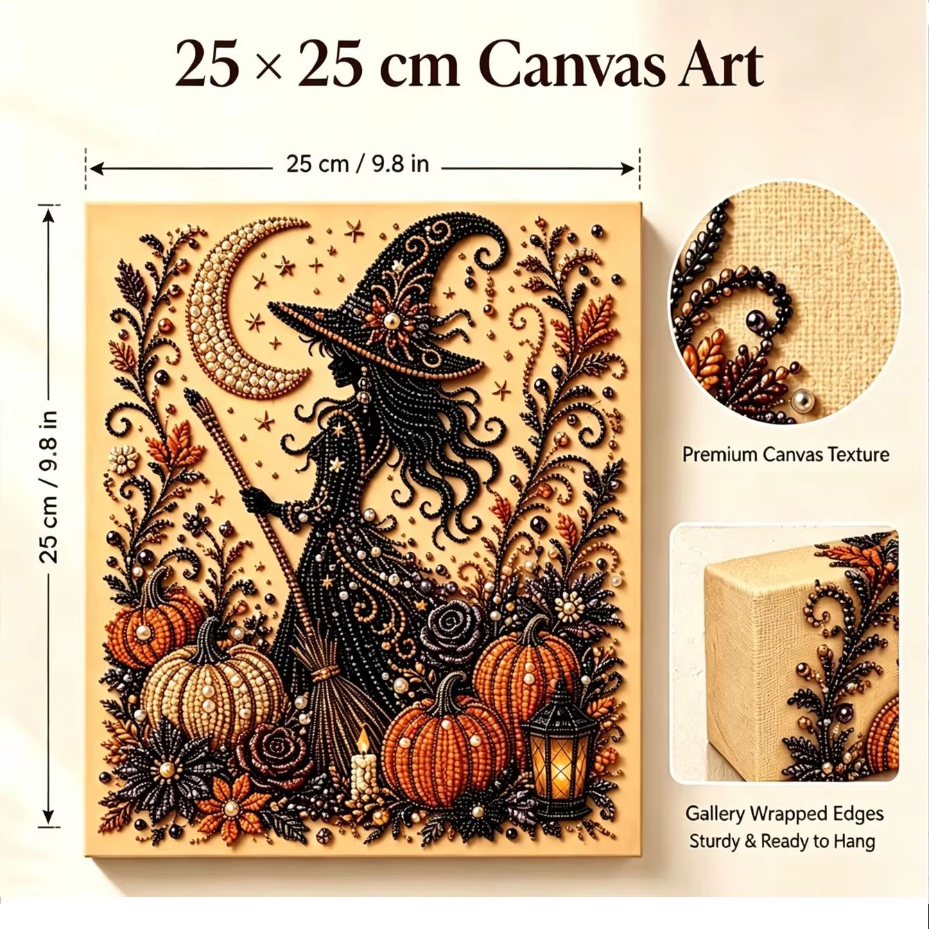 Halloween Ghost Pearl Art DIY  - Art Craft Halloween review and price