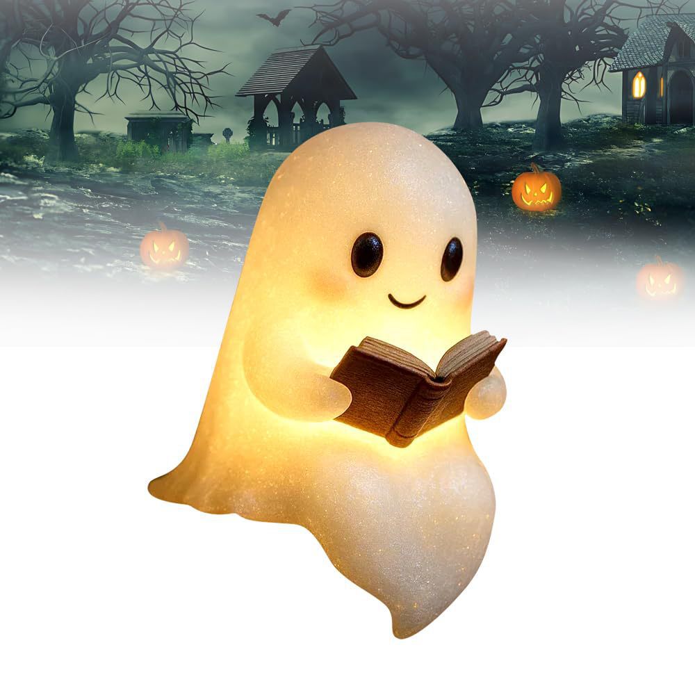 New Cute Ghost Reading Book La - Art Craft Books review and price