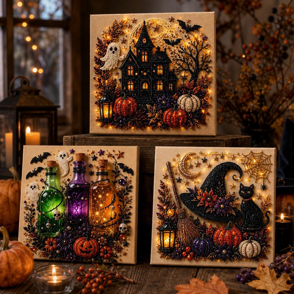 Halloween Ghost & Pumpkin 3D P - Art Craft Halloween review and price