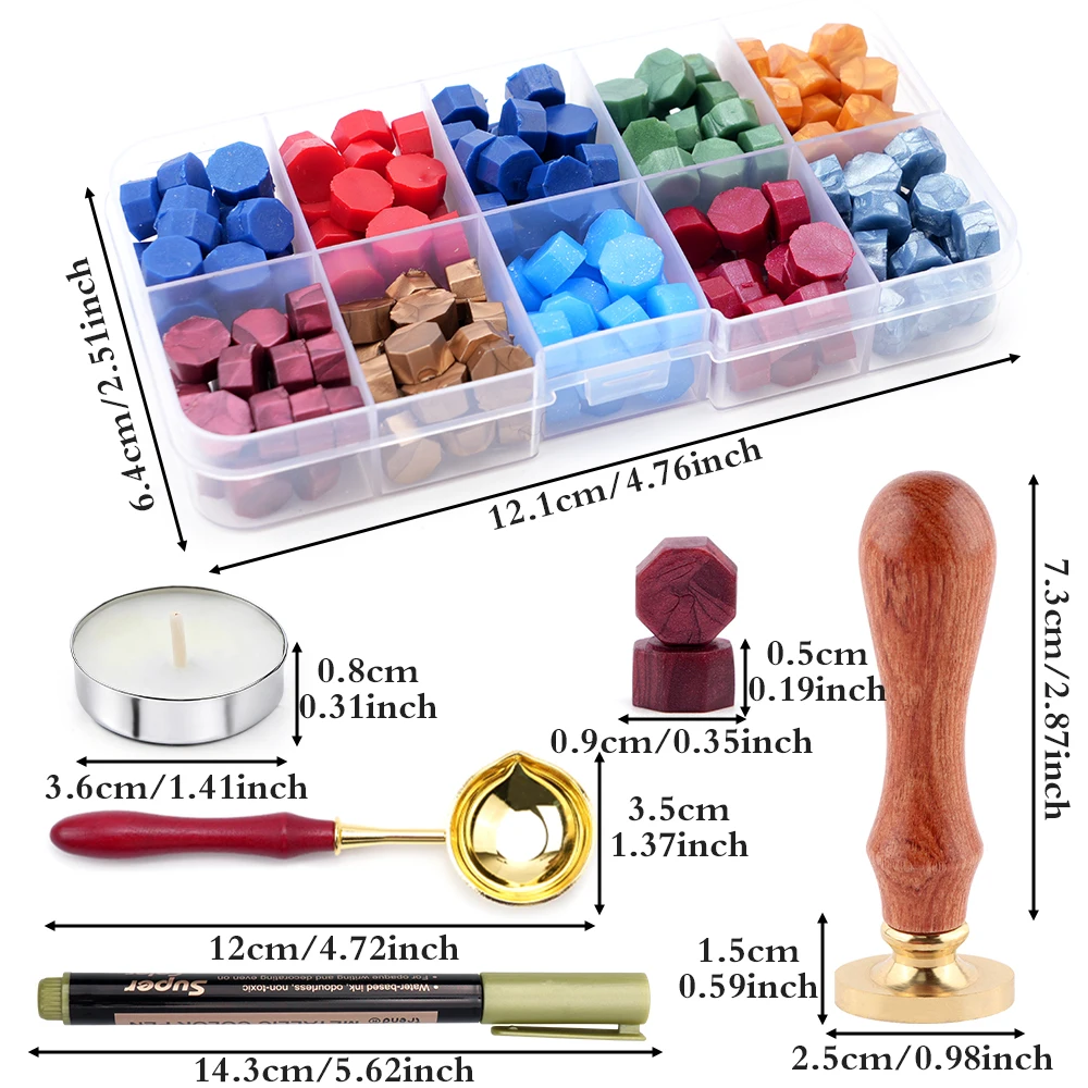 Colorful Sealing Wax Kit Alpha - Batik Wax Kit review and price