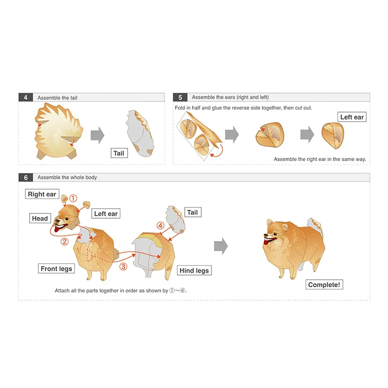 Pomeranian Dog Folding Origami - Art And Craft Nature review and price