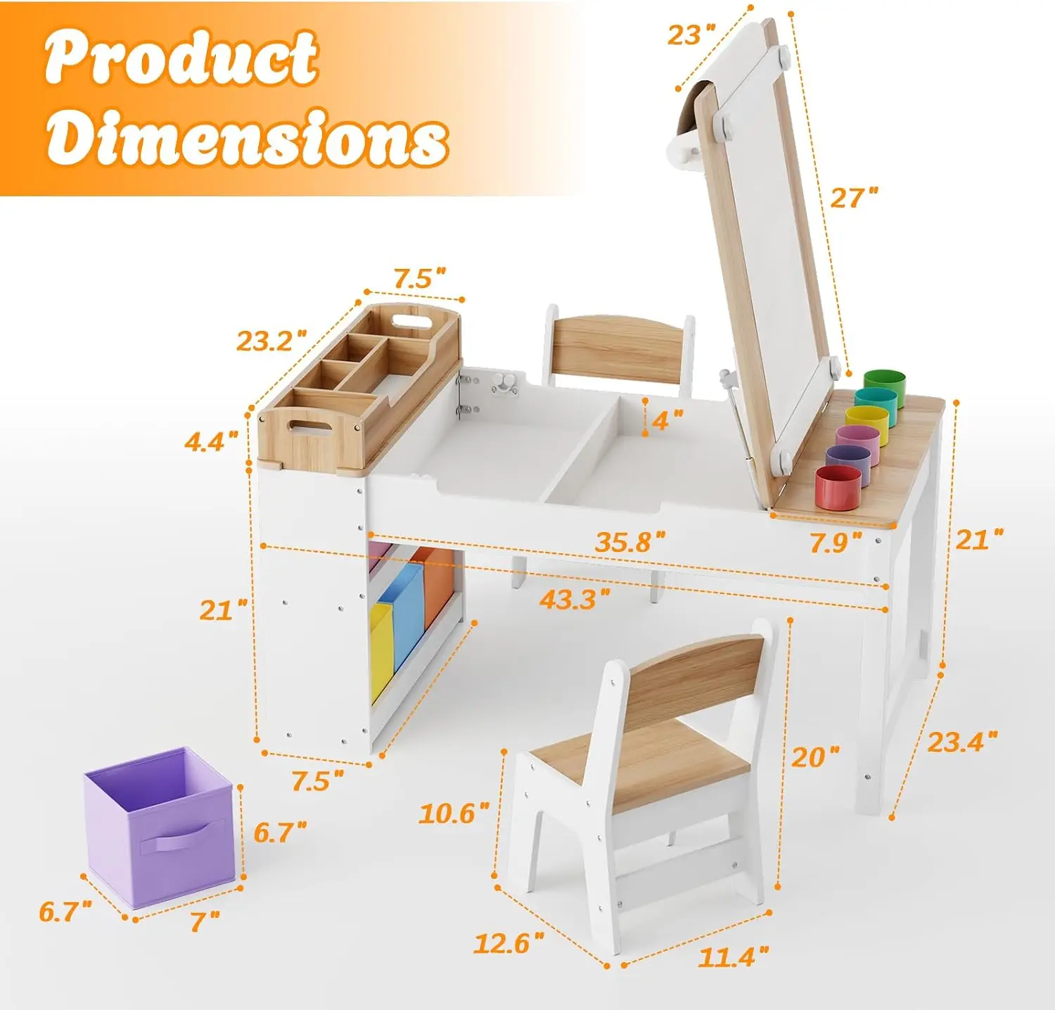 Kids Art Table and Chair Set w - Art Craft Toddler review and price