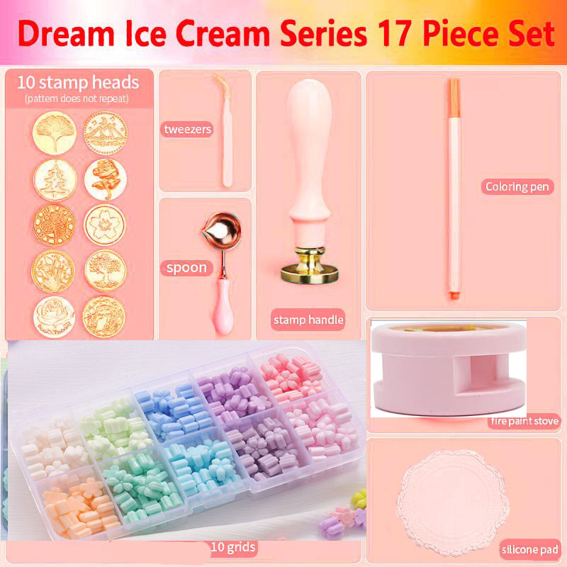 NEW Wax Seal Stamp Set Lacquer - Batik Wax Kit review and price
