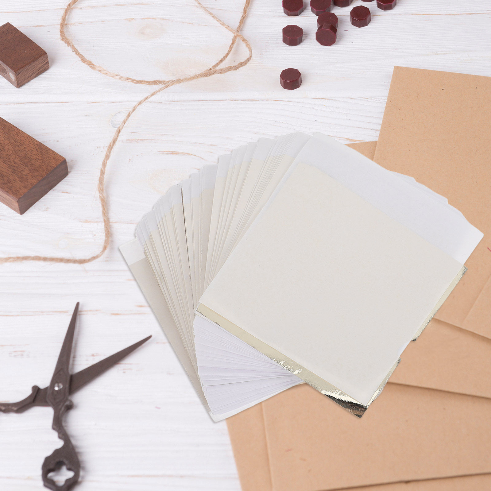 200Pcs Gold Leaf Paper Vintage - Art Craft Furniture review and price