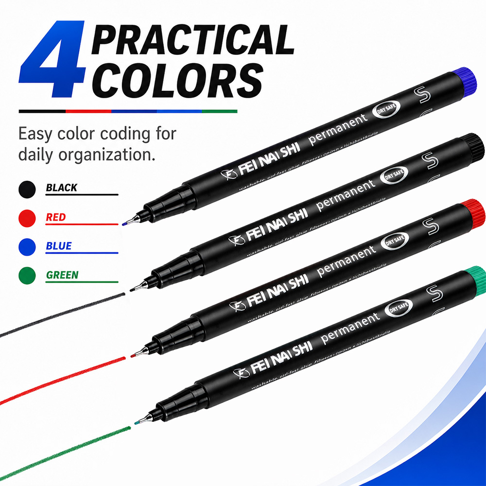 4/12 Pcs 0.5mm Fine Tip Perman - Illustration Marker Set review and price