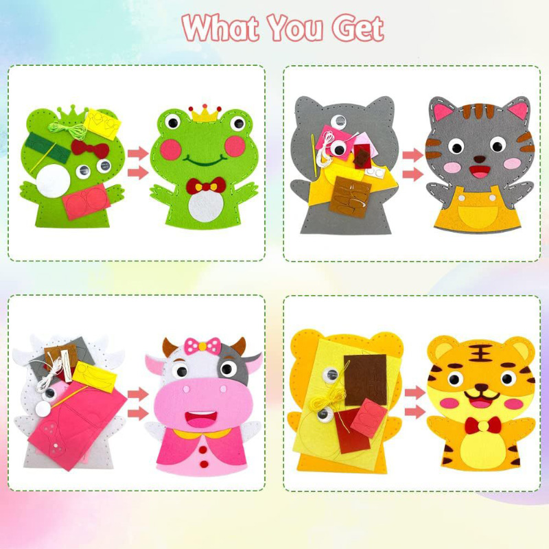 Cute Cartoon Animal Hand Puppe - Art And Craft Nature review and price