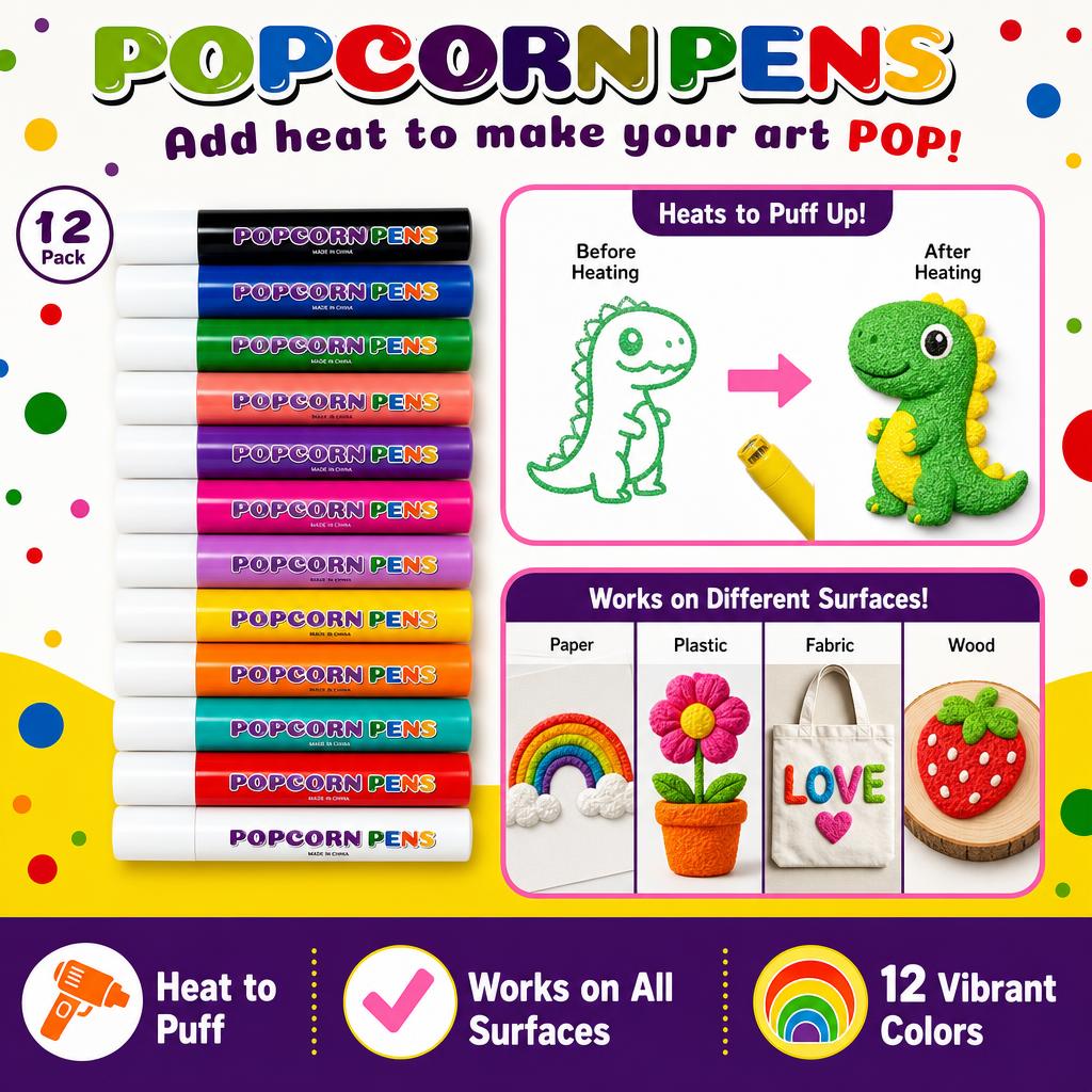 12 Color 3D Magic Heat Activat - Art Craft Journals review and price