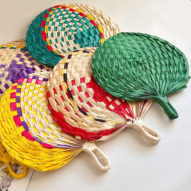 Chinese Style Handmade Fan Ret - Art Craft With Leaves review and price