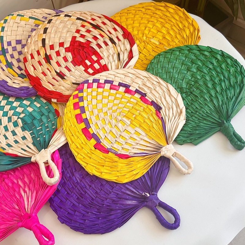 Chinese Style Handmade Fan Ret - Art Craft With Leaves review and price
