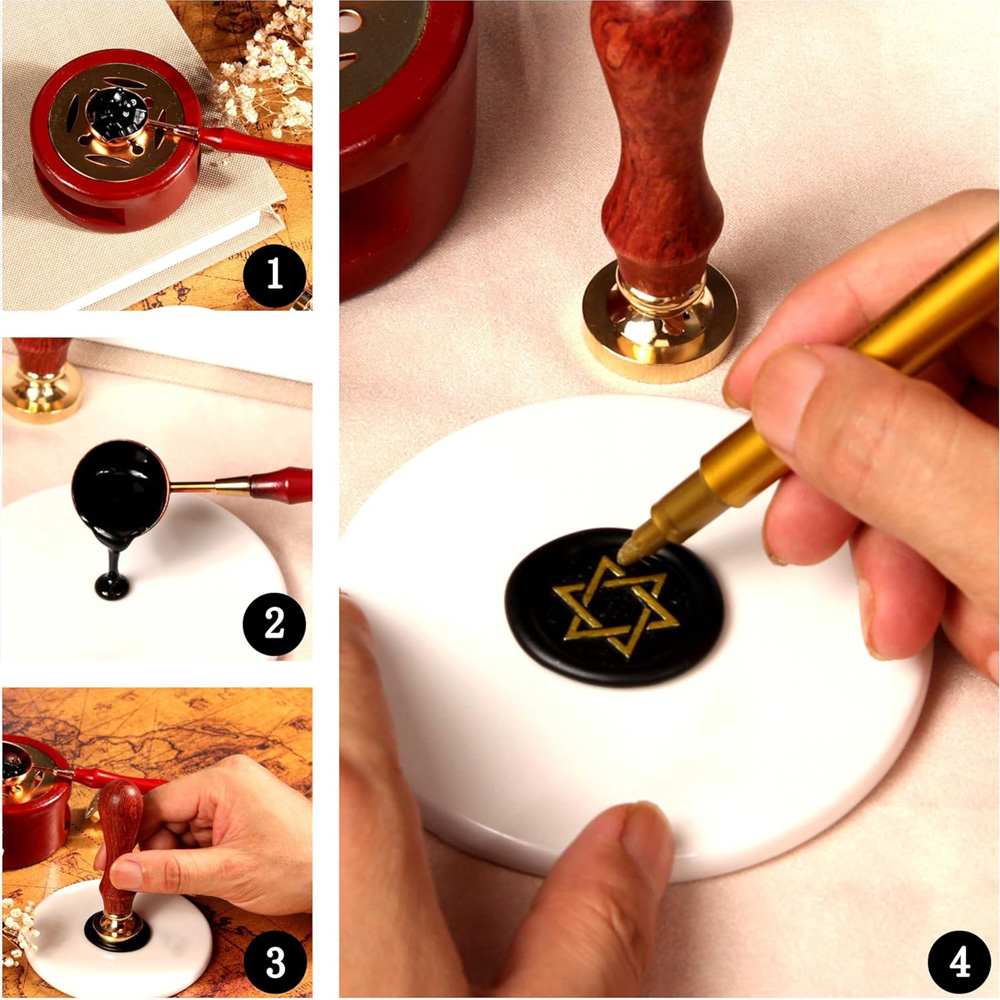 Personalized Wax Sealing Stamp - Batik Wax Kit review and price