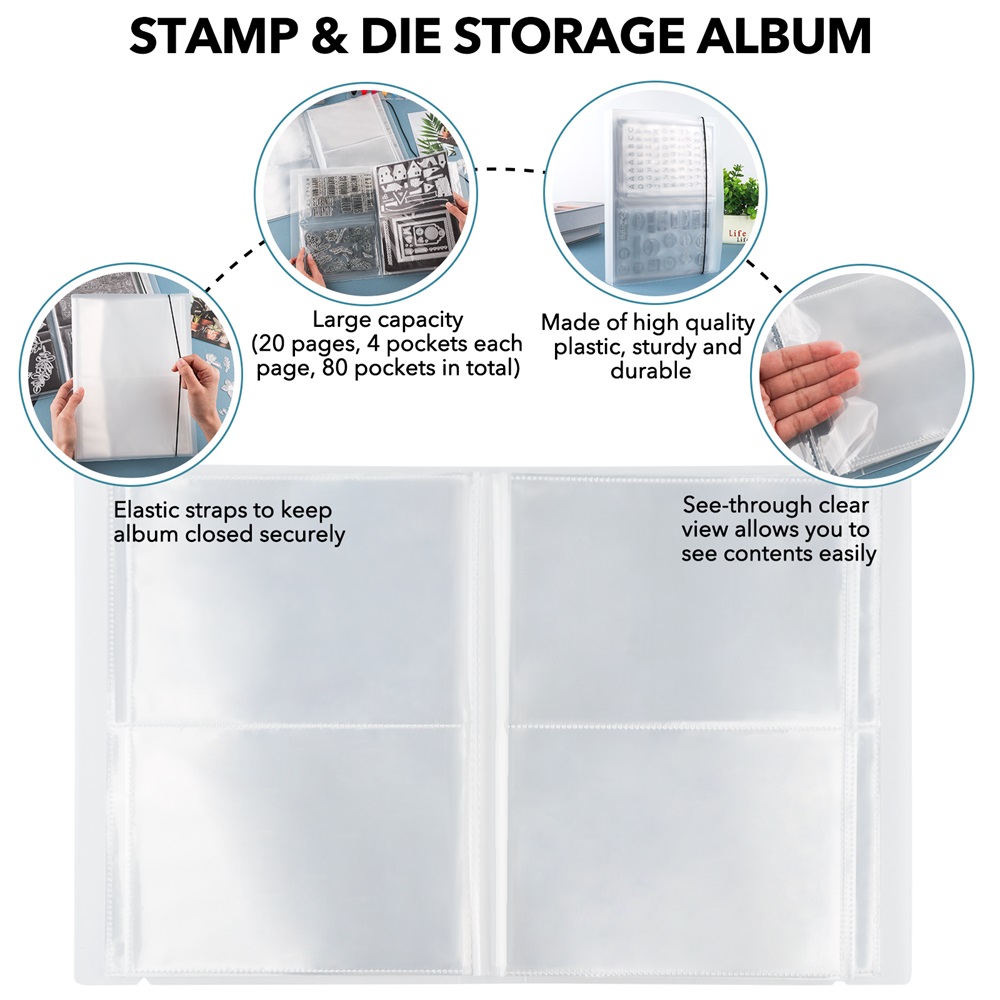Large Clear Stamp & Cutting Di - Art Craft Books review and price