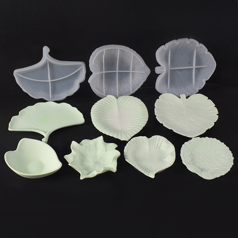 Plaster Cement DIY Leaf Dish M - Art Craft With Leaves review and price
