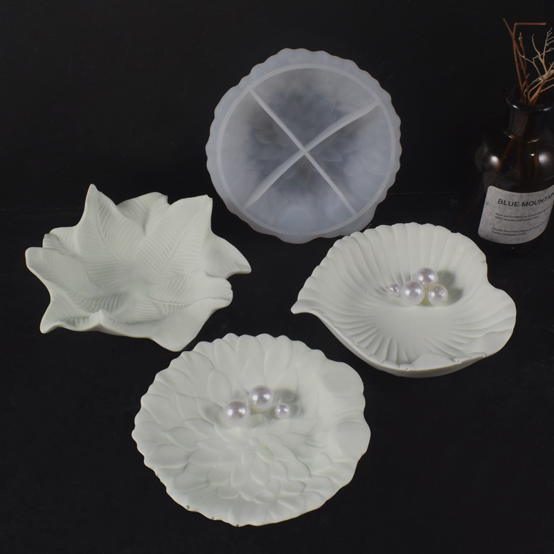 Plaster Cement DIY Leaf Dish M - Art Craft With Leaves review and price