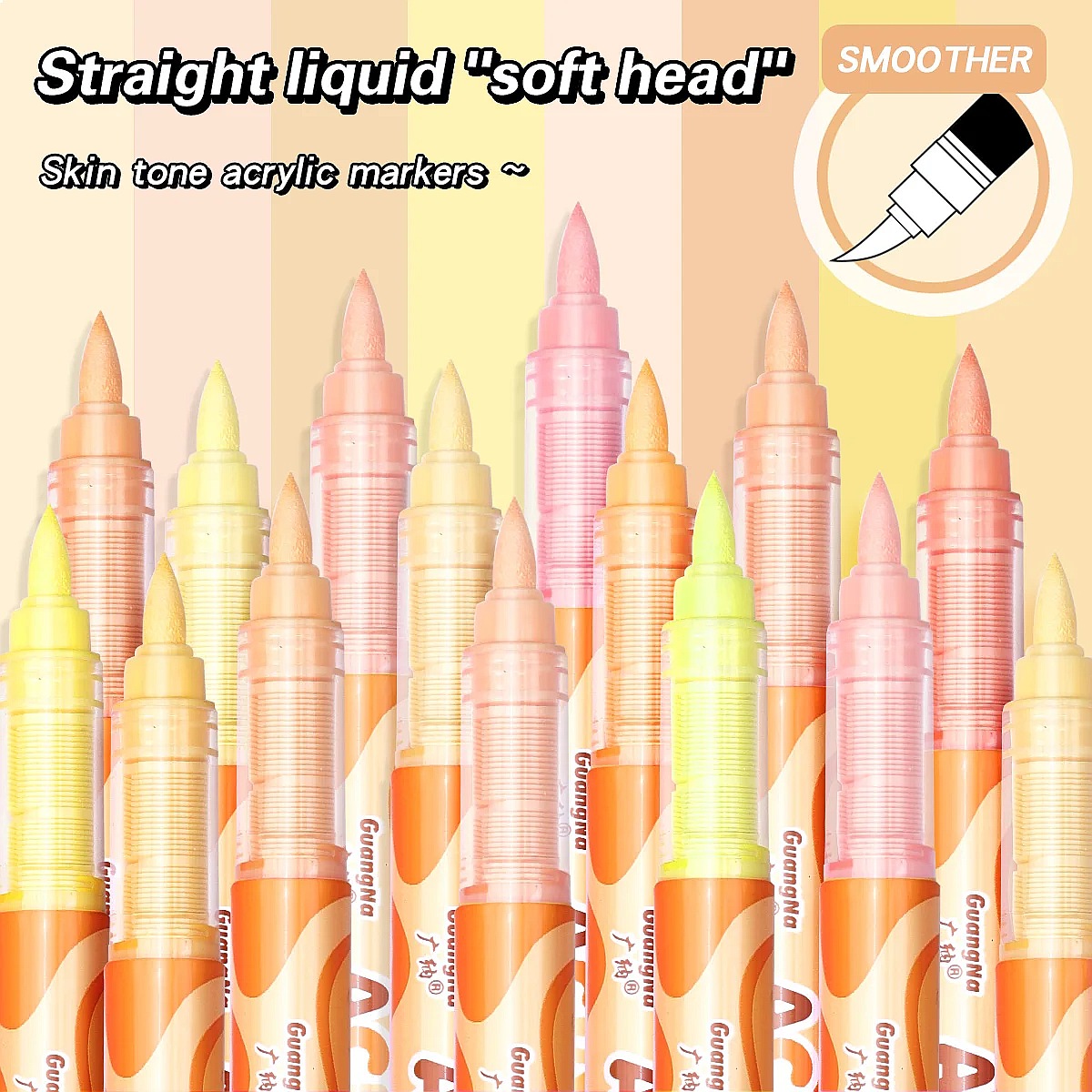 GuangNa 72 Colors Soft Brush A - Illustration Marker Set review and price