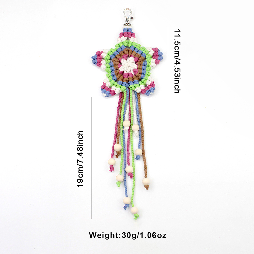 Boho Pentagram Tassel Pendant  - Art Craft Store review and price