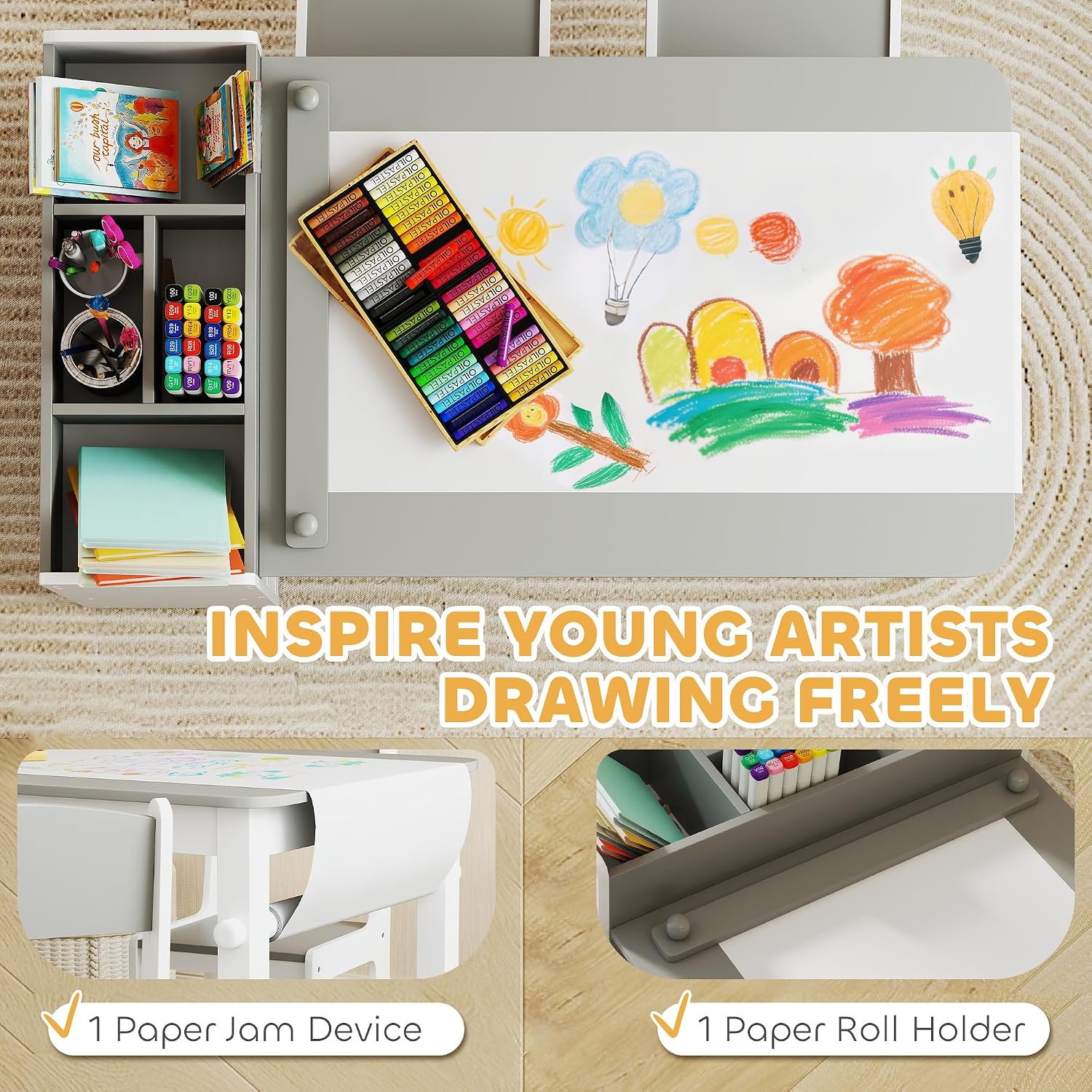 Kids Art Table & Easel Chair S - Art Craft Toddler review and price