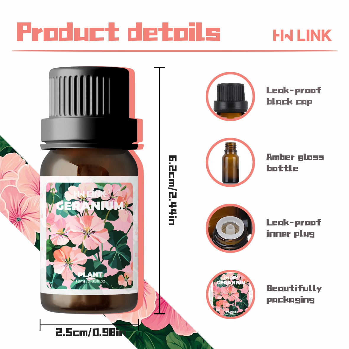 Geranium Essential Oils 10ml P - Art Craft Things review and price